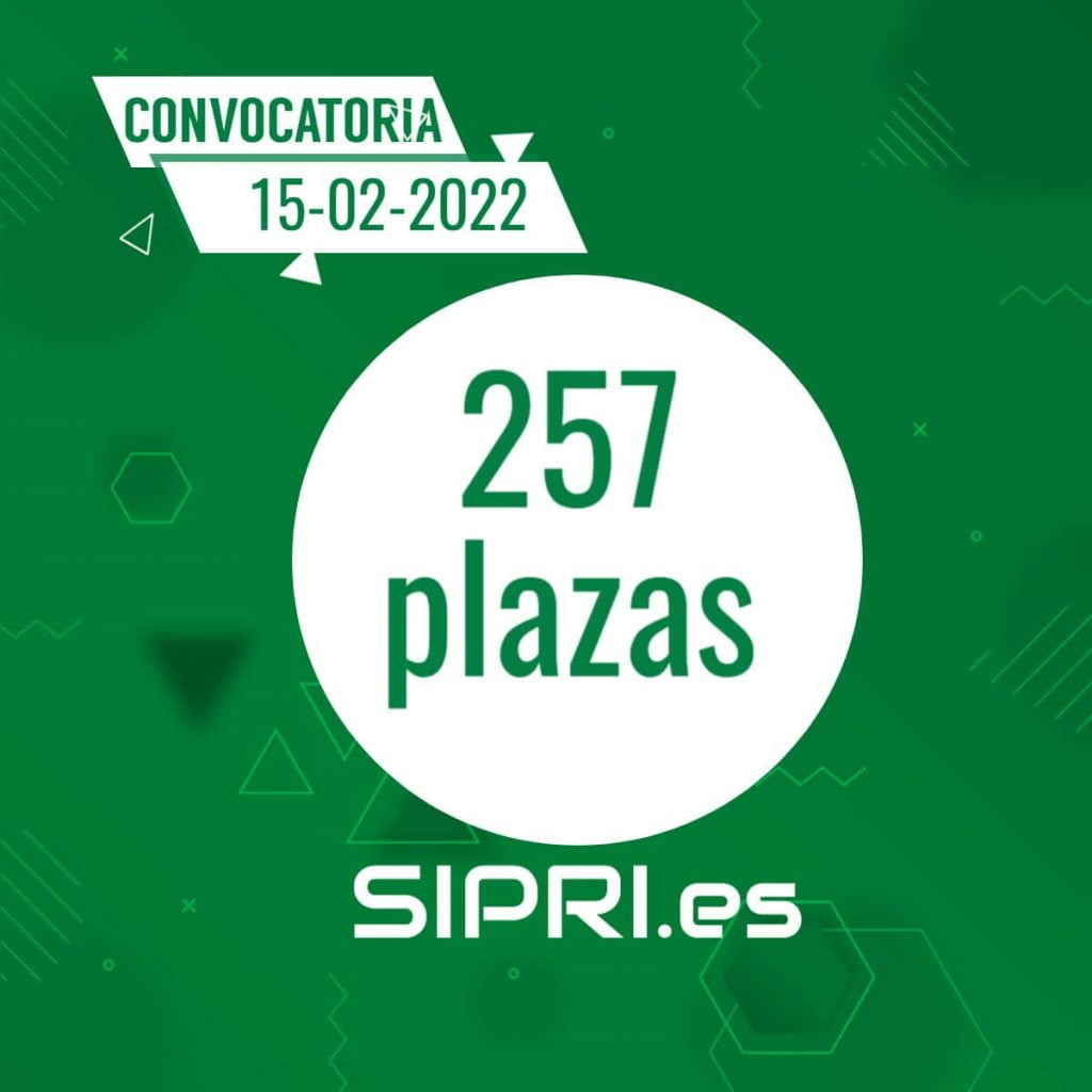 Convocatoria Sipri del 15 de febrero de 2022