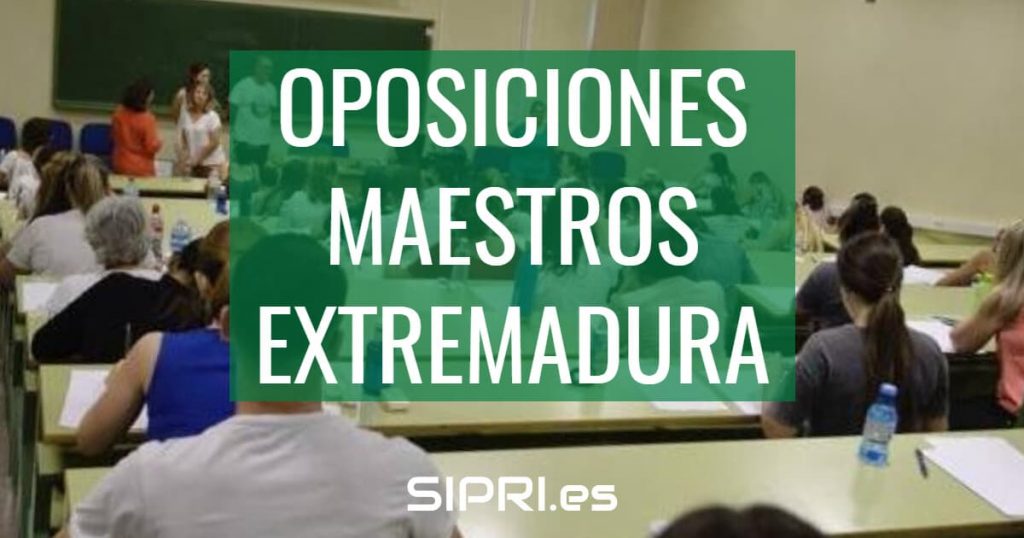 Oposiciones Primaria Extremadura 2022