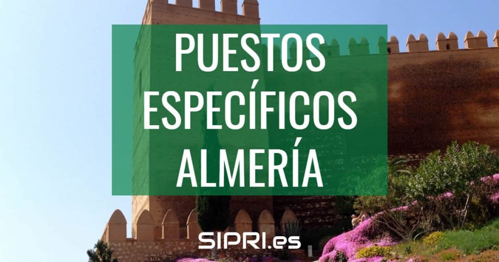 Puestos especificos Almería 2022