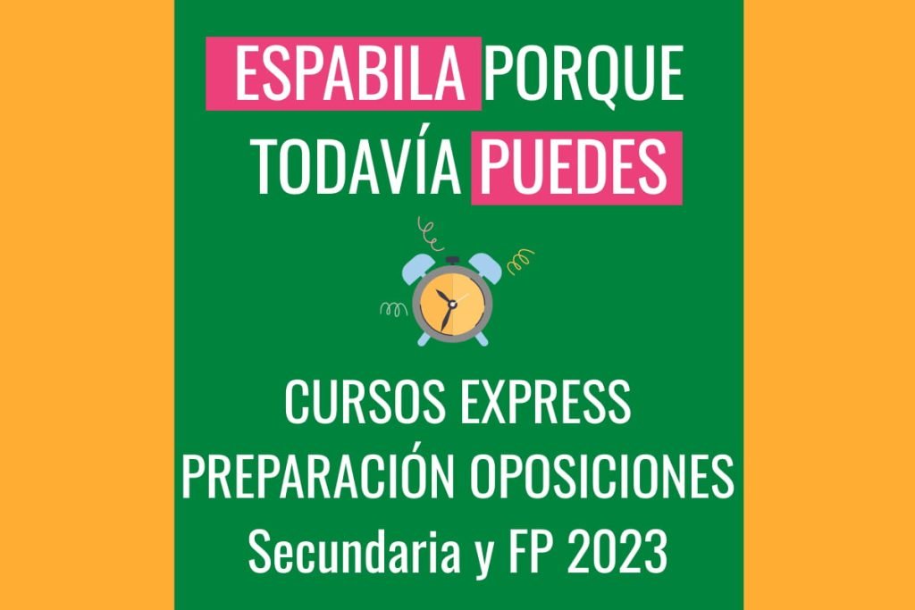 Cursos Express de preparación de las oposiciones docentes 2023