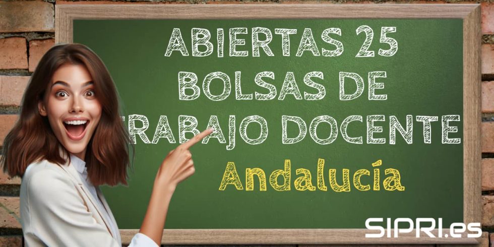 Abiertas 25 Bolsas De Trabajo Para Profesores En Andalucía 2023 0143