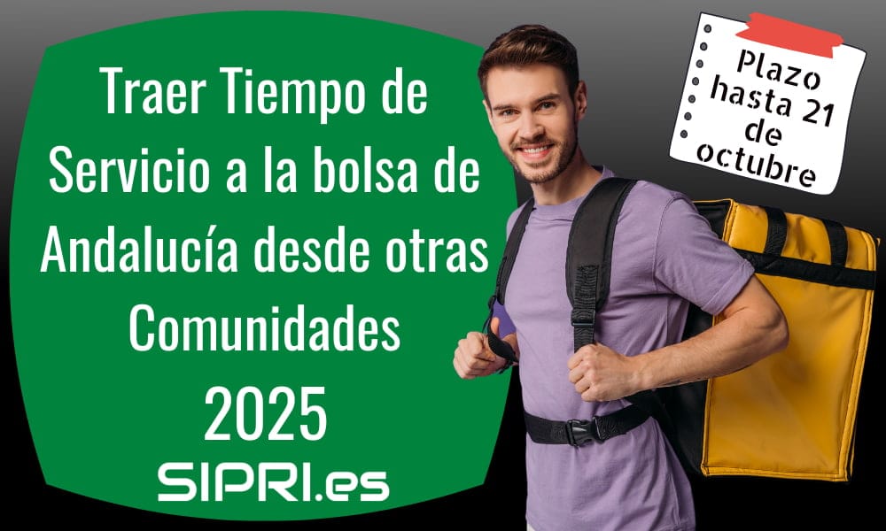 Sumar o traer tiempo de servicio de otra comunidad a la bolsa de Andalucía
