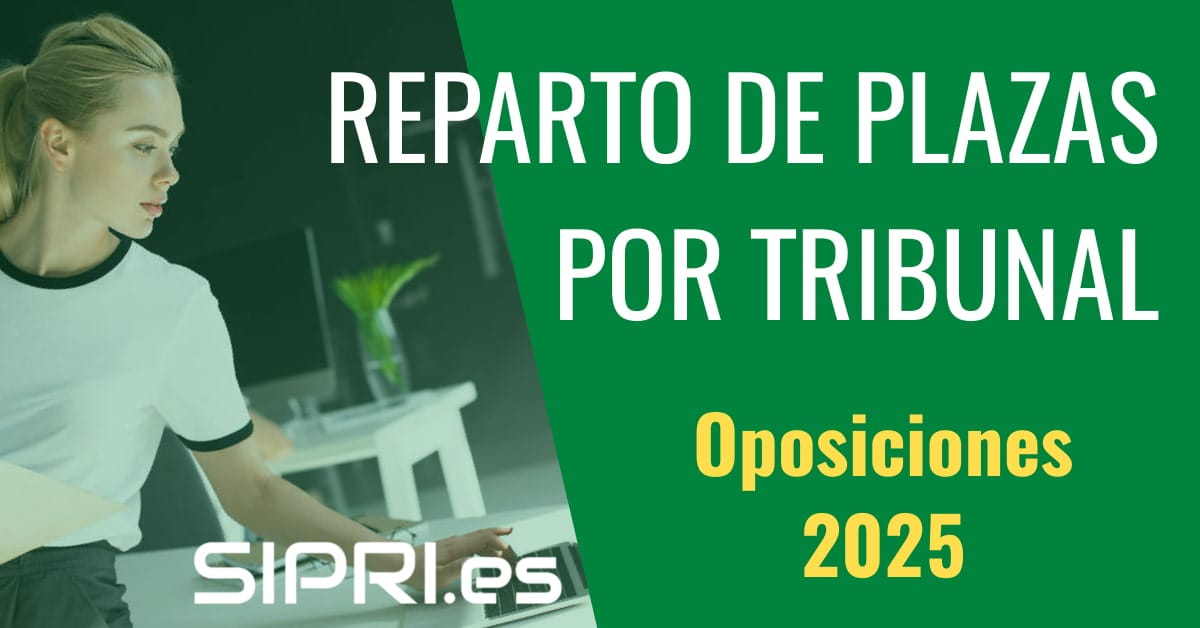 Reparto de plazas por tribunal en las oposiciones docentes 2025 en Andalucía