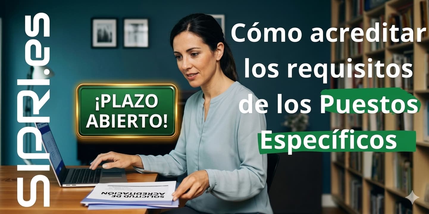 Acreditar requisitos de los puestos específicos para docentes en Andalucía