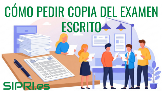 Pedir copia examen oposiciones andalucia